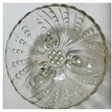 Mixed Lot: Glass Pitcher, Vase, Bowls & Plates
