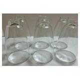 Set of 6 Clear Glass Replacement Shades