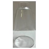 Set of 6 Clear Glass Replacement Shades