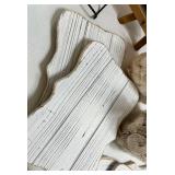Beach Decor Mixed Lot With Shell Bags, Rope Bottles & Wood Signs