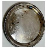Silver Plated Platters & Trays Mixed Lot (4)