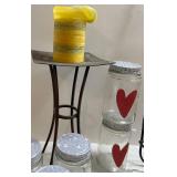Mixed Home Decor - Basket, Candle Holder, Jars & Rack