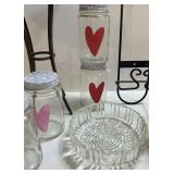Mixed Home Decor - Basket, Candle Holder, Jars & Rack