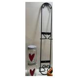 Mixed Home Decor - Basket, Candle Holder, Jars & Rack