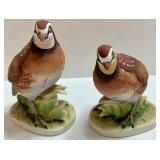 Lefton Pheasant & Bob White Figurines Mixed Lot
