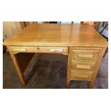 Vintage University of Minnesota Oak Desk & Chair