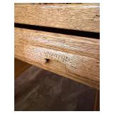 Vintage University of Minnesota Oak Desk & Chair