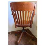 Vintage University of Minnesota Oak Desk & Chair