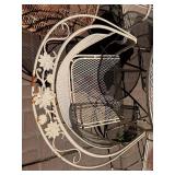 Metal Patio Dining Set With Chairs & Side Table