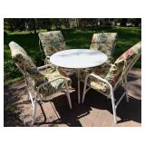 Outdoor Patio Table & 4 Chairs
