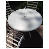 Outdoor Patio Table & 4 Chairs