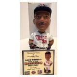 Minnesota Twins Bobblehead Set of 4 With Commemorative Cards