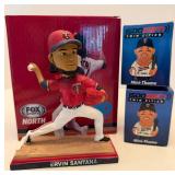 Ervin Santana Bobblehead & 2 Mini-Thome Boxes Mixed Lot