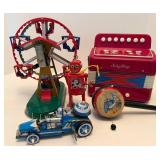 Vintage Tin Toy Assortment including Schylling