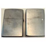 Vintage Zippo Lighters & Ship Relief Cigarette Case Mixed Lot