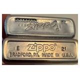 Vintage Zippo Lighters & Ship Relief Cigarette Case Mixed Lot