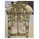 Vintage Painted Metal Bench With Floral Upholstery - Project Piece