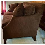 Sam Moore Upholstered Sofa With Accent Pillow