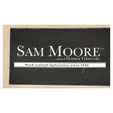 Sam Moore Upholstered Sofa With Accent Pillow