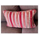 Sam Moore Upholstered Sofa With Accent Pillow