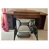 Antique Singer Sewing Machine Cabinet