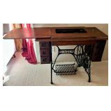 Antique Singer Sewing Machine Cabinet