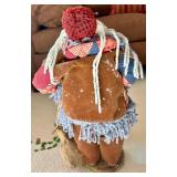 Decorative Lamp, Santa Figure & Mirror Mixed Lot
