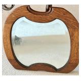 Decorative Lamp, Santa Figure & Mirror Mixed Lot