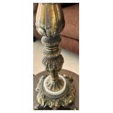 Decorative Lamp, Santa Figure & Mirror Mixed Lot