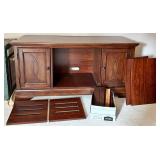 Wood Entertainment Center Cabinet