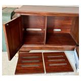 Wood Entertainment Center Cabinet