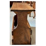 Vintage Wood Accent Tables Set of 3