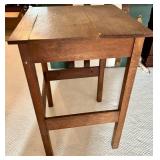Vintage Wood Accent Tables Set of 3