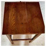 Vintage Wood Accent Tables Set of 3