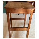 Vintage Wood Accent Tables Set of 3