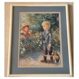 Vintage Jennette Lewis Framed Print