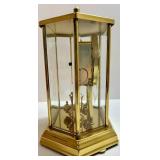 Kundo Mantel Clock, Tasco Telescope & Crocheted Textile Mixed Lot