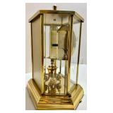 Kundo Mantel Clock, Tasco Telescope & Crocheted Textile Mixed Lot