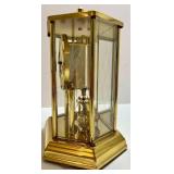 Kundo Mantel Clock, Tasco Telescope & Crocheted Textile Mixed Lot