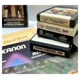 Assorted Vinyl Records & 8-tracks Mixed Lot