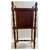Vintage Wooden Smoking Cabinet Stand