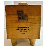 Esquire Shoe Valet De Luxe Wooden Shoe Care Kit