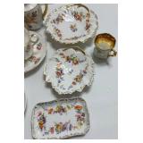 Assorted Vintage China Teacup & Saucer Group Mixed Lot