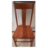 Vintage Wood Dining Table Set (Lot of 6)