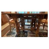 Vintage Wood Dining Table Set (Lot of 6)