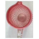 Fenton Hobnail Pink Glass Pitcher