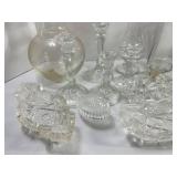 Clear Glass Decorative Assortment Mixed Lot