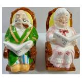 Lefton Retirement Fund Bank Figurine Pair (Lot of 2)