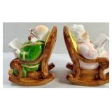 Lefton Retirement Fund Bank Figurine Pair (Lot of 2)