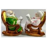 Lefton Retirement Fund Bank Figurine Pair (Lot of 2)